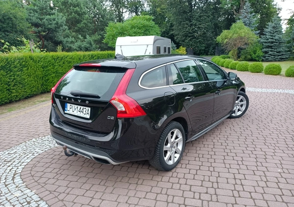 Volvo V60 cena 43777 przebieg: 178000, rok produkcji 2014 z Rydzyna małe 232